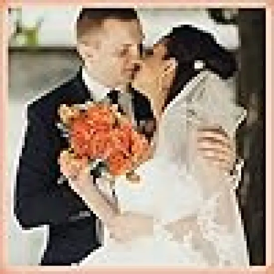 Artificial Peonies Flowers Wedding Faux Flowers Silk Peony Bouquet {4}