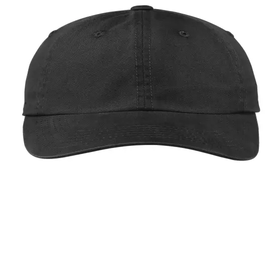 Port Authority&reg; Garment Washed Cap Black {2}
