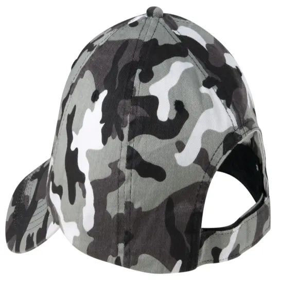 Port Authority&reg; Camouflage Cap Winter Camo {2}