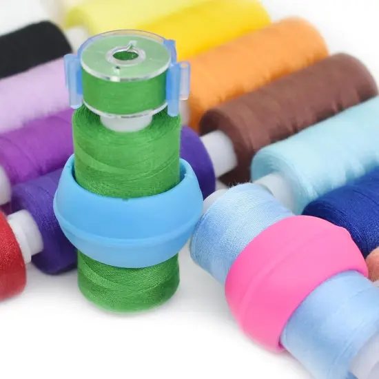 50pcs 25 Colors Sewing Thread Set with Matching Bobbins {5}