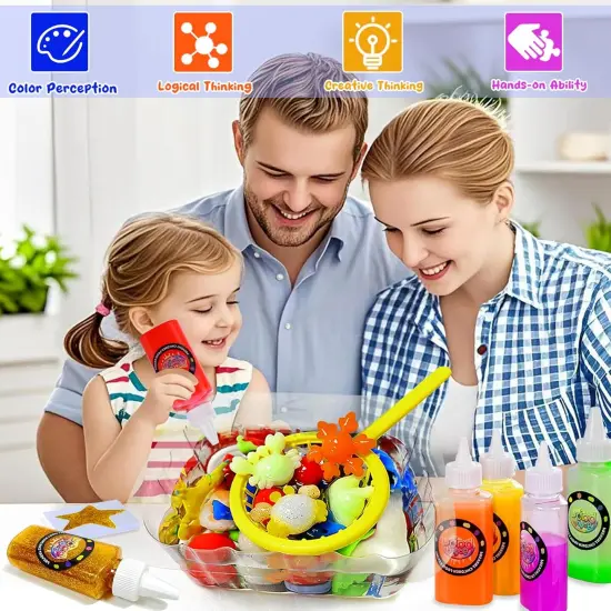 Water Gel Crafts Kit for Kids,Aqua Water Fairy Elf set, with 15 Magic Gels DIY Arts & Crafts summer toys {5}