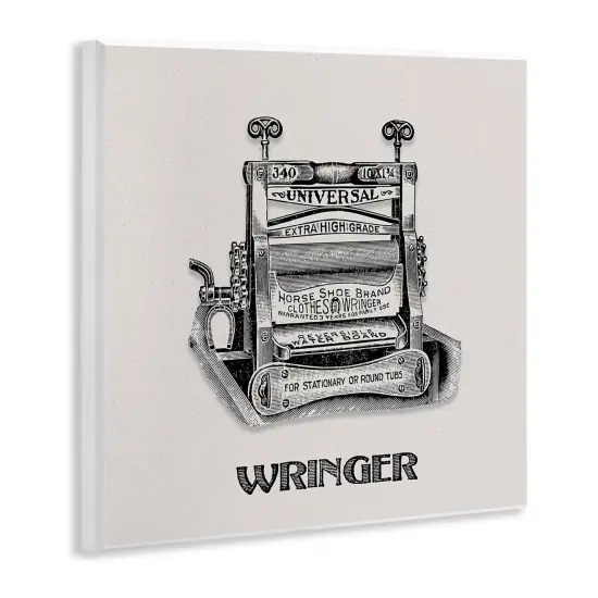 Stupell Industries Antique Clothes Wringer Wall Plaque Design by Val Rhodes {3}