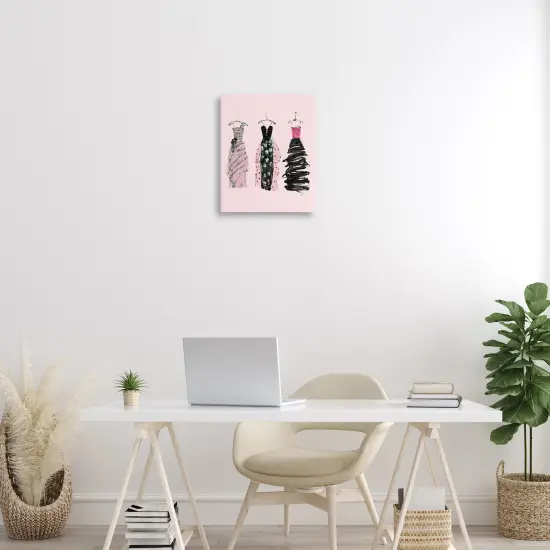 Stupell Industries Abstract Fashion Gowns Canvas Design by Sally Swatland {2}