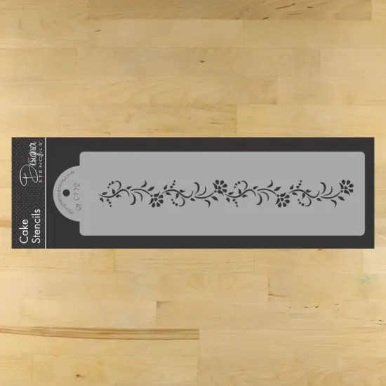 Small Vintage Lace Cake Stencil Side | C772 by Designer Stencils | Cake Decorating Tools | {1}