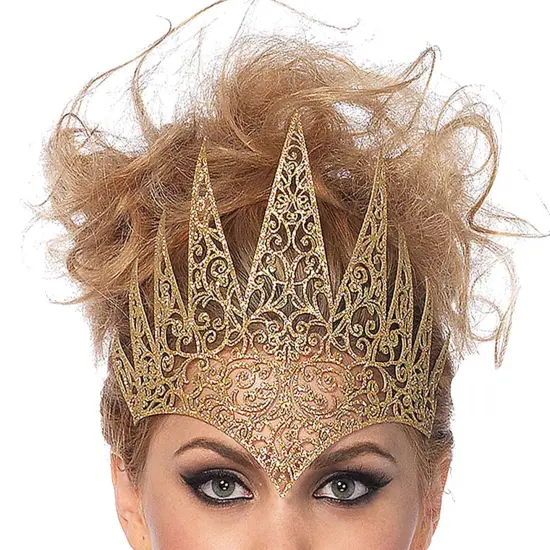 Gold Die Cut Royal Crown for Adults {4}