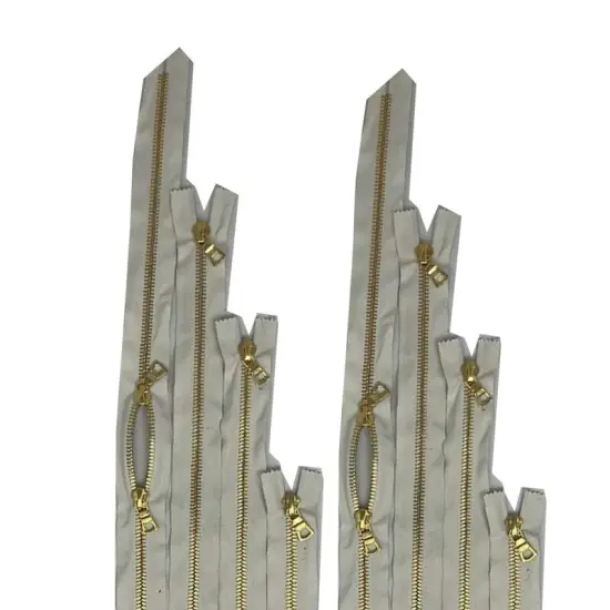 Zipper &ndash; 15" 6MM Nickel Teeth, Black Tape for Purses and Bags {5}