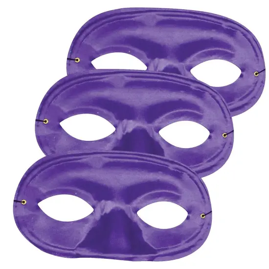 Half Domino Purple Mask {1}
