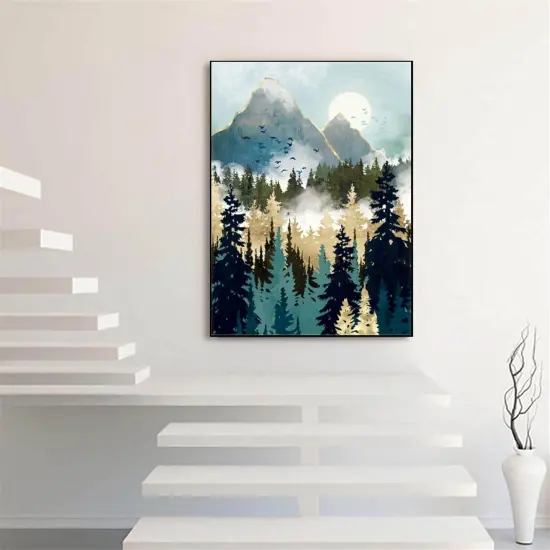 Mountain Diamond Art Kits,Abstract Diamond Painting Kits for Adults,Paint with Diamonds Round for Gift,Wall Decor(12x16) (Mountain) {2}