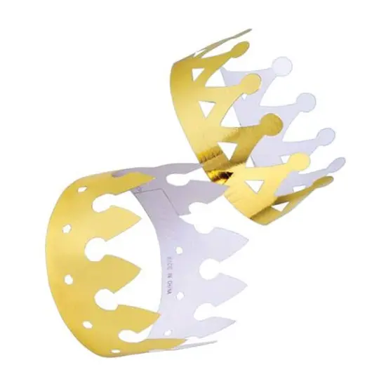Gold Foil Crowns 12 Units {5}