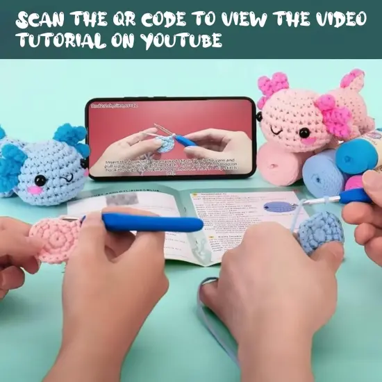 Crochet Kit with Step-by-Step Video Tutorials {2}
