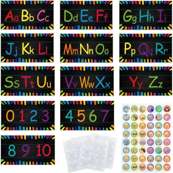 Alphabet Bulletin Board Set 12pcs {3}