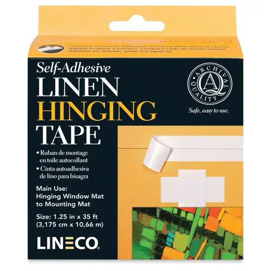 Lineco Self-Adhesive Linen Hinging Tape - 1-1/4" x 35 ft {2}