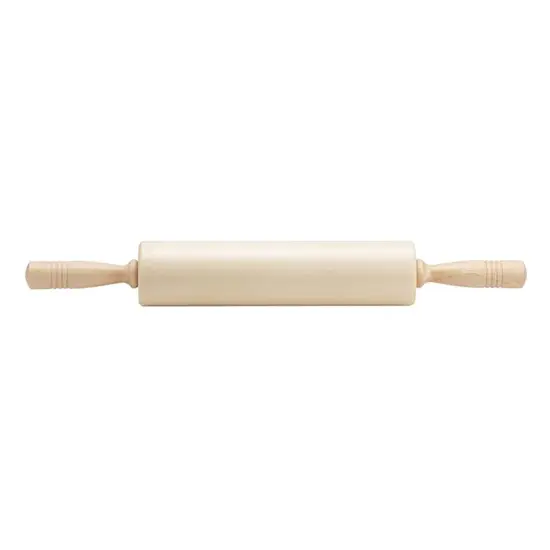 Fletchers Mill Traditional Rolling Pin, Solid Wood, Extra Long, Comfortable Handles, Well-Balanced, and Sturdy, 10" {2}
