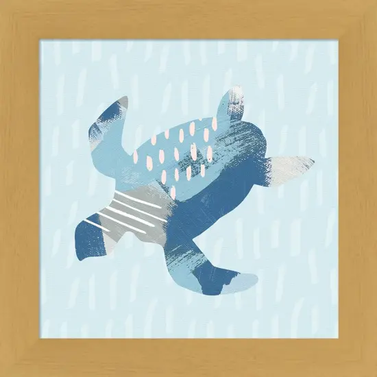 Coastal Cool IV by Moira Hershey 13" x 13" Framed Wall Art {1}