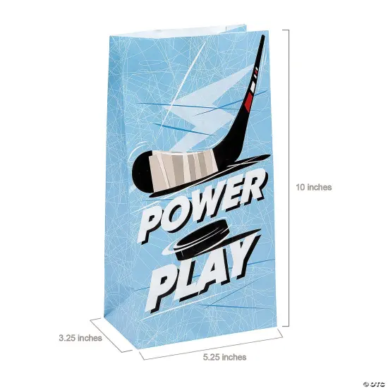 Hockey Treat Bags - 12 Pc. {2}