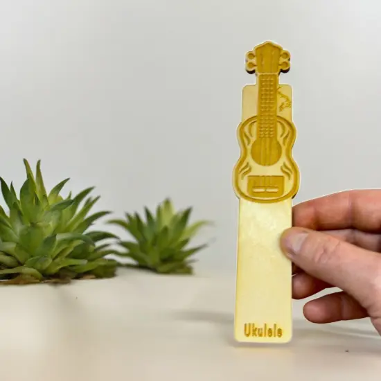 Bookmark - Ukulele - birch wood {2}