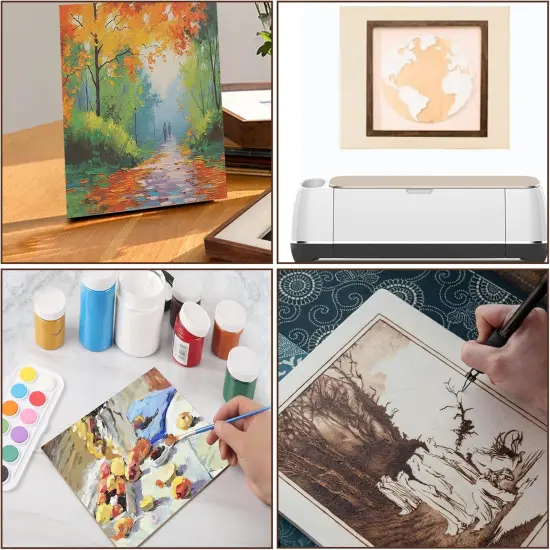 25 Pieces Basswood Sheets 1/16,Thin Plywood Wood Sheets for Crafts,Perfect for DIY Projects, Painting, Drawing, Laser, Wood Engraving, Wood Burning and CNC Cutting(150x100x1.5mm) {5}