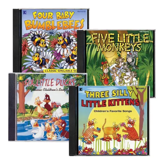 Kaplan Early Learning Company Sing Along Classics CD Collection of Children's Favorite Songs - Set of 4 {1}