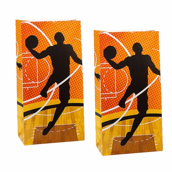 Basketball Treat Bags - 12 Pc. {6}