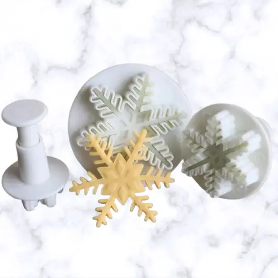 3 pc Snowflake PLUNGERS {4}