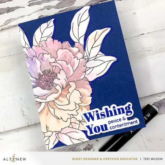 Billowing Peonies Die Set {3}