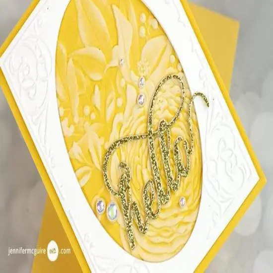 Ranunculus Bouquet 3D Embossing Folder {5}