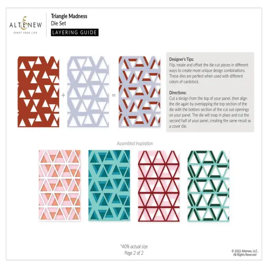 Triangle Madness Die Set {4}