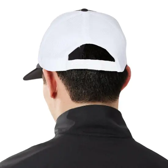 Richardson&reg; Five Panel Trucker Cap Charcoal/ Black {6}