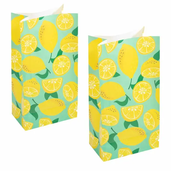 Lemon Party Treat Bags - 12 Pc. {5}
