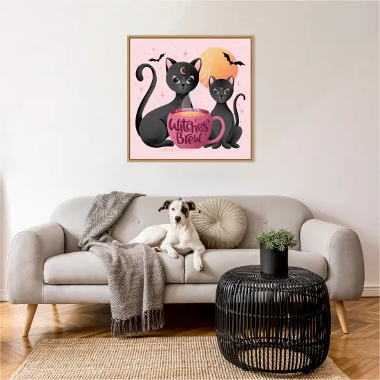 Witches Brew by Gia Graham Framed Canvas Wall Art {4}