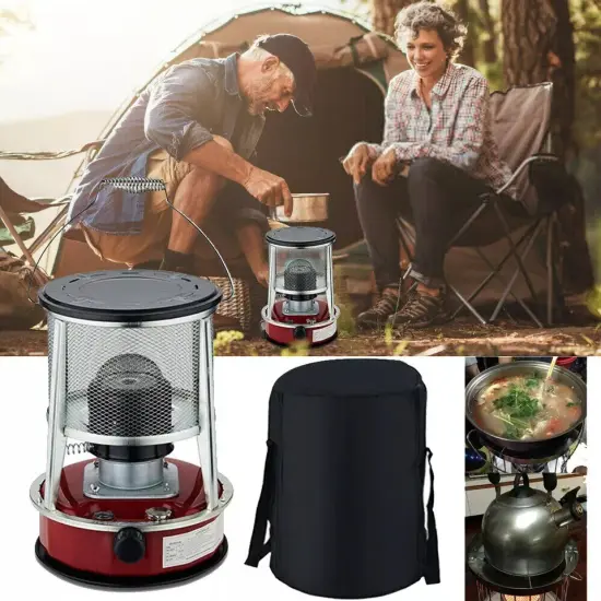 Portable Kerosene Stove Heater 9000 BTU 1.2 Gallon Outdoor Camping Cooking {3}
