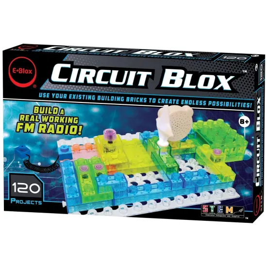 Circuit Blox 120, Circuit Board Building Blocks, 49 Pieces {1}
