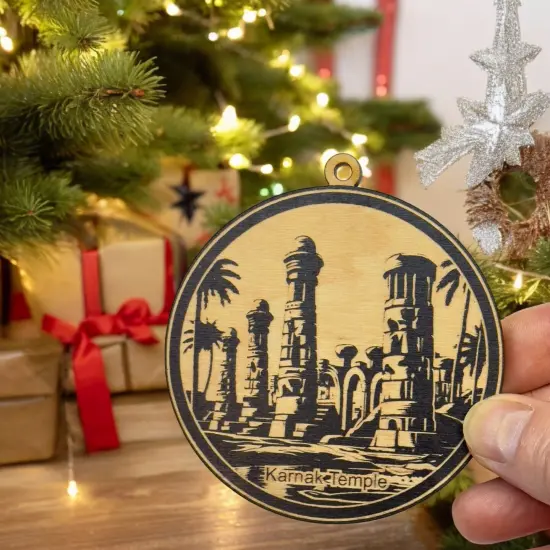 Ornament - Black - Karnak Temple {2}