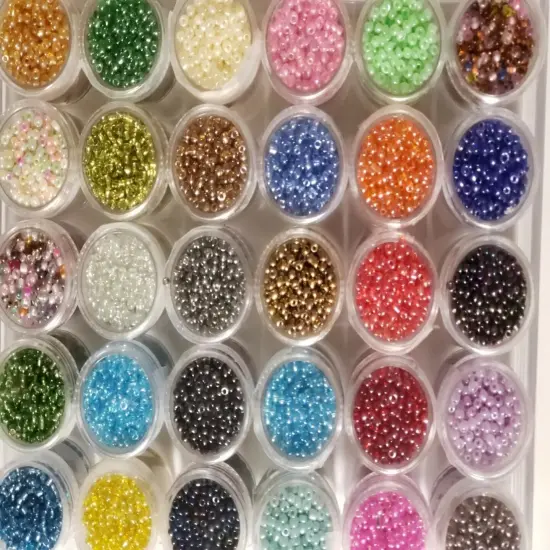 30 Full Cylinders of 2mm Seed Beads {1}