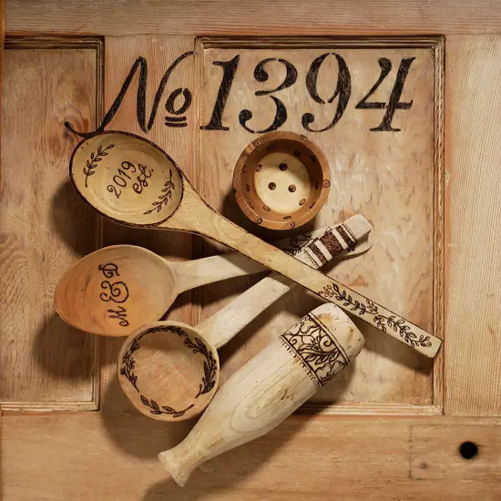 Wood burning and stencil cutting tool, {5}