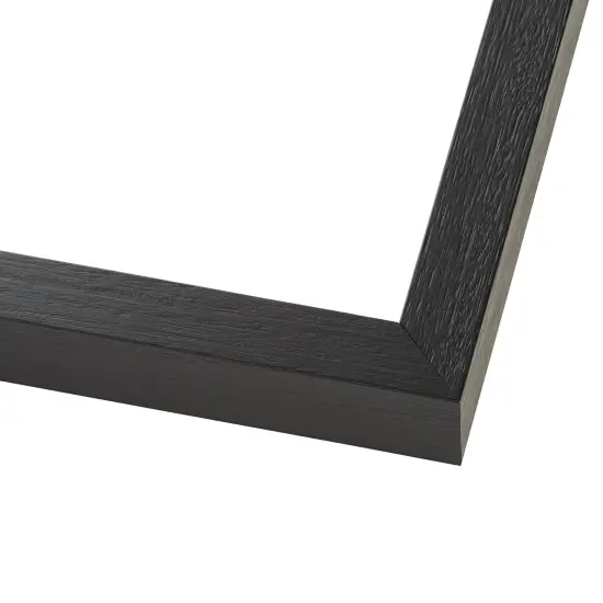 Black Wood Grain Shadow Box Frame with Acrylic Front - Red Suede Backing, 30 Sizes {3}