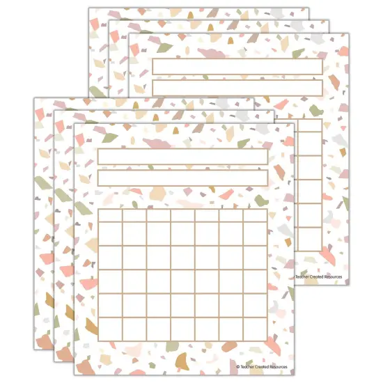 Terrazzo Tones Incentive Charts, 36 Per Pack, 6 Packs {1}