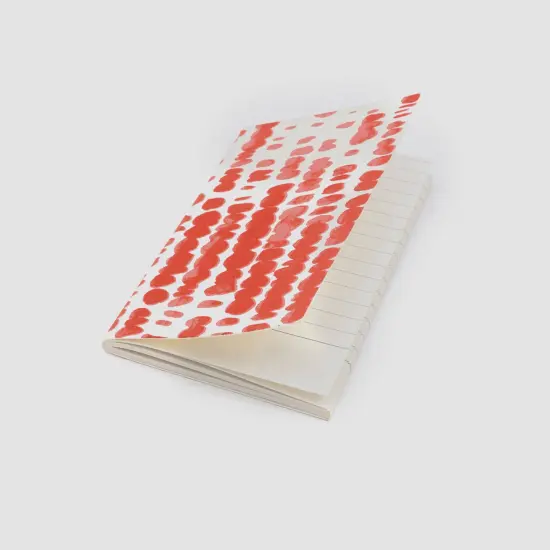 Soft Cover Red Handmade Paper Notebook - Pack of 5, 6 X 4 Inch {5}