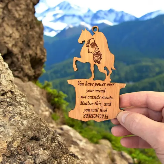 CEDAR Ornament - You have Power over your Mind Marcus Aurelius {5}