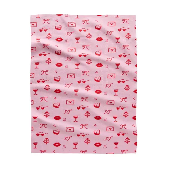 VALENTINE DOODLES TEA TOWEL {1}