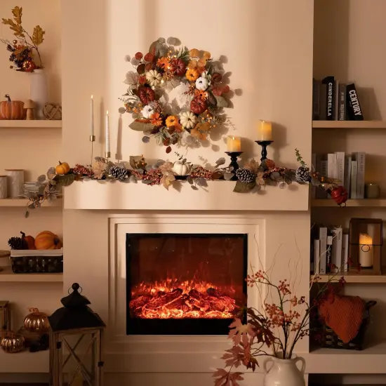 Fall Maple Leaves Garlands - Brown {4}