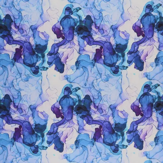 Mook Fabrics Smoke Print Cotton Fabric [108 in. Wide] - By The Yard Purple/Blue {3}