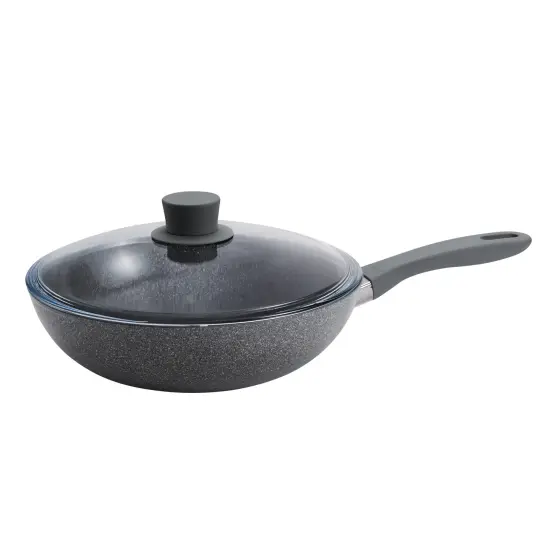 ZWILLING Parma Plus Ceramic 11-inch Aluminum Ceramic Nonstick Wok with Lid {1}