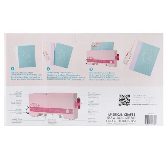 We R Thermal Cinch Binding Machine US Plug-Pink {5}