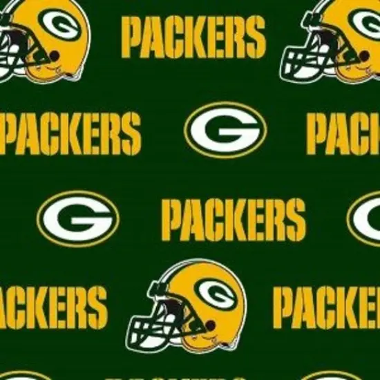 Licensed NFL Green Bay Packers Cotton 6317-D Fabric by the Yard {1}