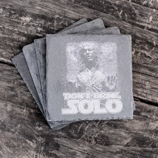 Coaster - Slate - Dont Drink solo - SET OF 2 {3}
