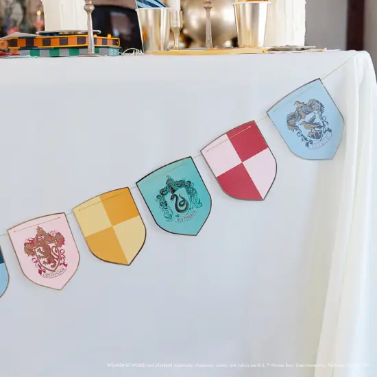 HARRY POTTER X BONJOUR F&Ecirc;TE HOUSE PRIDE MULTICOLOR DECORATIVE HOGWARTS BANNER {2}