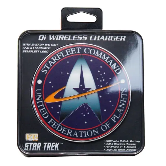 Star Trek Starfleet Command Qi Wireless Charger {3}