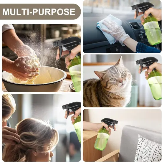 Plastic Spray Bottles 2 Packs - 10 oz/300 ml {5}