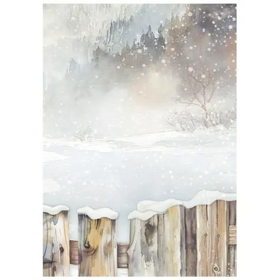 Stamperia Rice Paper Backgrounds A6 8/Pkg -The Owl's House {4}